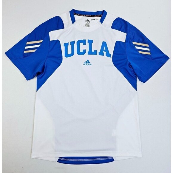 Adidas Scorch Climalite Size Small Men's UCLA Bruins Short Sleeve Pullover Top - Picture 1 of 9